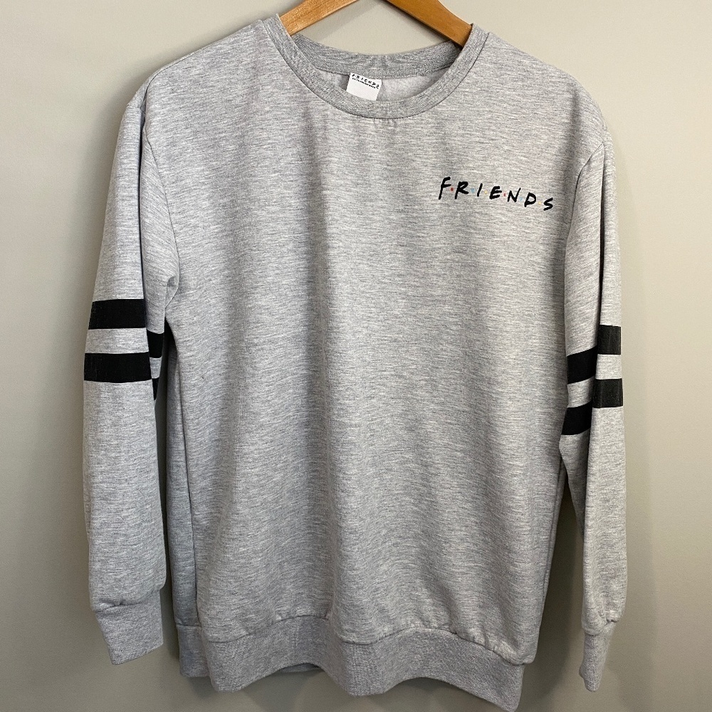 Friends TV Show Classic Gray Women's Long Sleeve Sweatshirt Size‎ Large Sitcom
